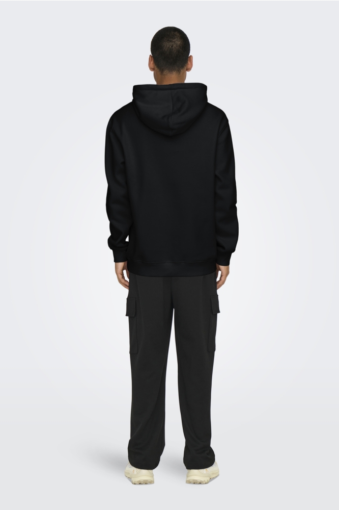 ONSCURATED REG HOODIE SWEAT 22030921 Black